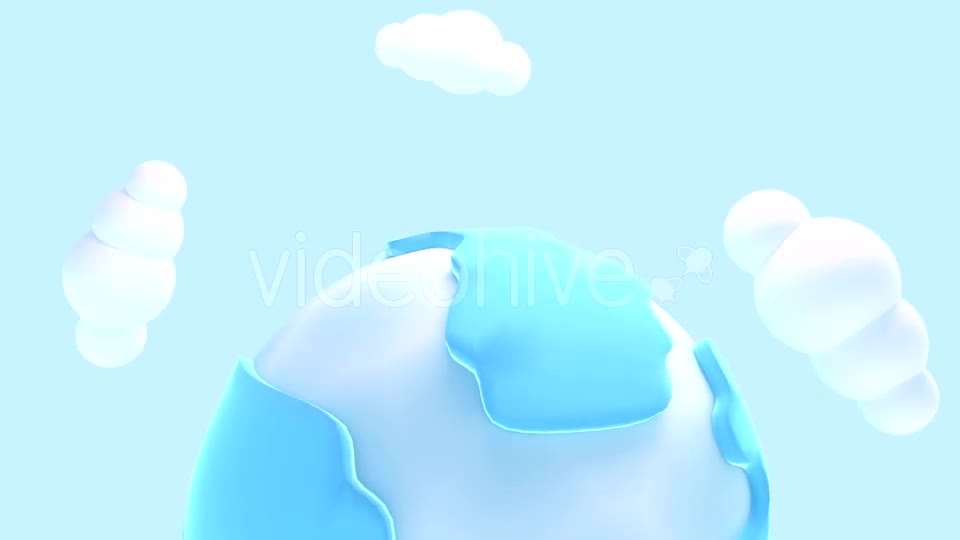 3D Cartoon Earth Videohive 15753832 Motion Graphics Image 1