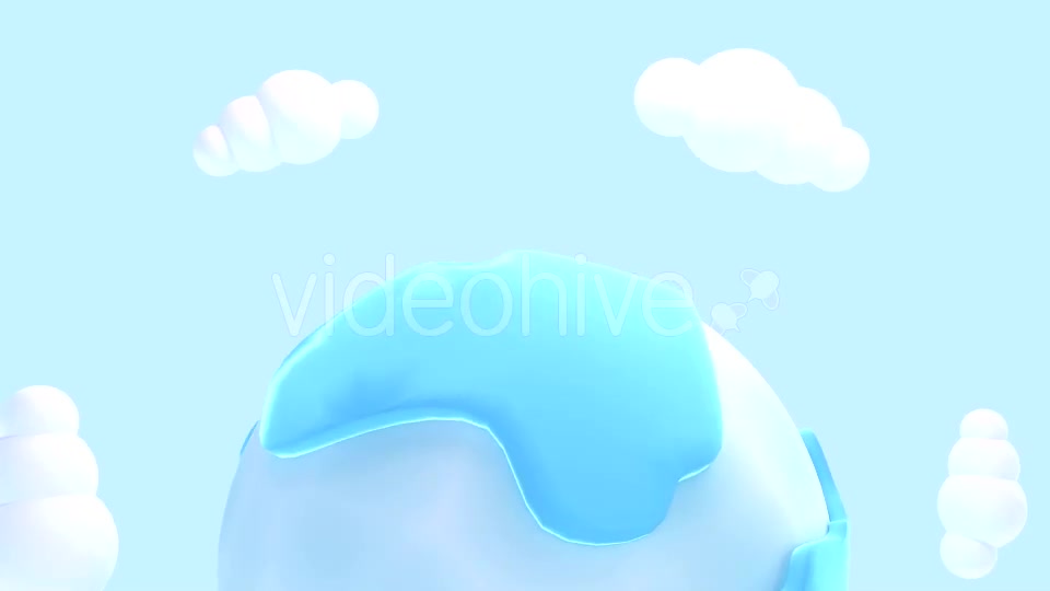 3D Cartoon Earth Videohive 15753832 Motion Graphics Image 3