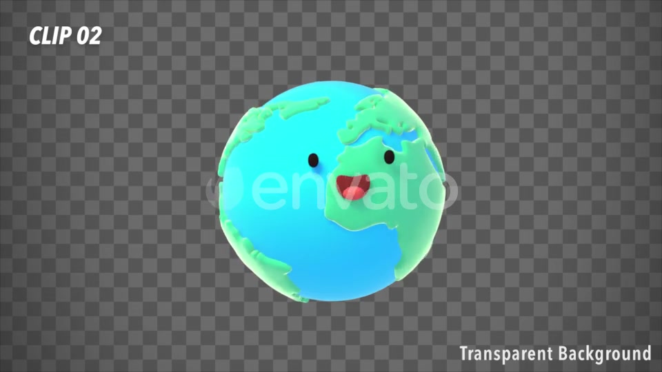 3D Cartoon Earth Pack Videohive 23569378 Motion Graphics Image 6