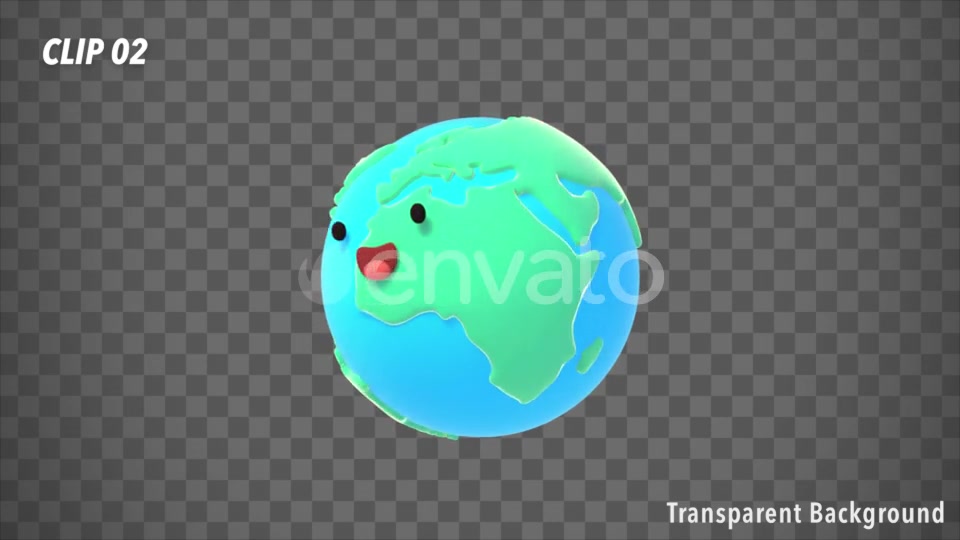 3D Cartoon Earth Pack Videohive 23569378 Motion Graphics Image 7
