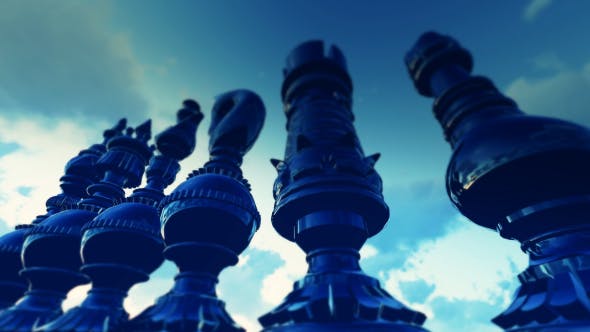 3D Chess Background - Videohive Download 16514679