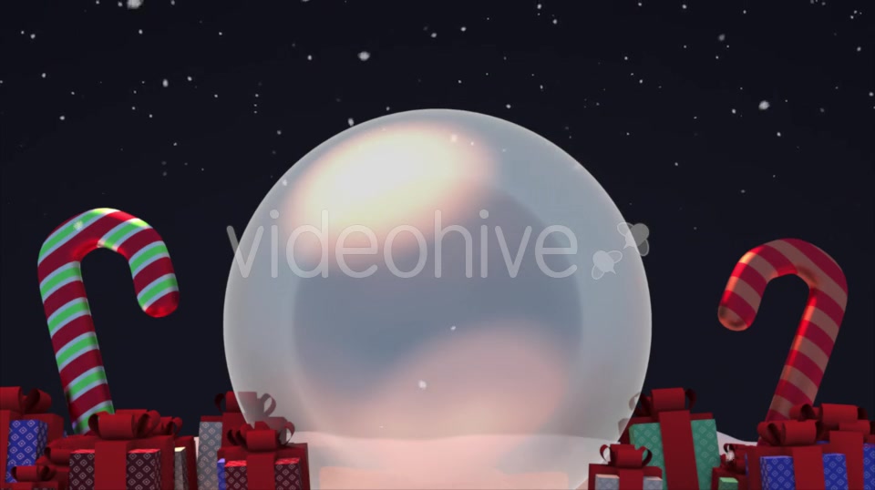 3D Christmas Snow Globe and Gifts Videohive 19086550 Motion Graphics Image 12