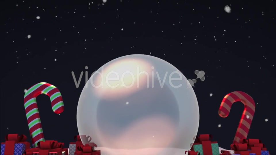 3D Christmas Snow Globe and Gifts Videohive 19086550 Motion Graphics Image 3