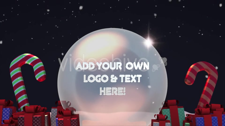 3D Christmas Snow Globe and Gifts Videohive 19086550 Motion Graphics Image 5