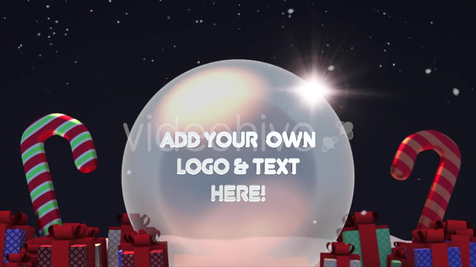 3D Christmas Snow Globe and Gifts Videohive 19086550 Motion Graphics Image 7
