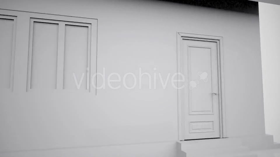 3D Construction House Door Open Videohive 14906404 Motion Graphics Image 7