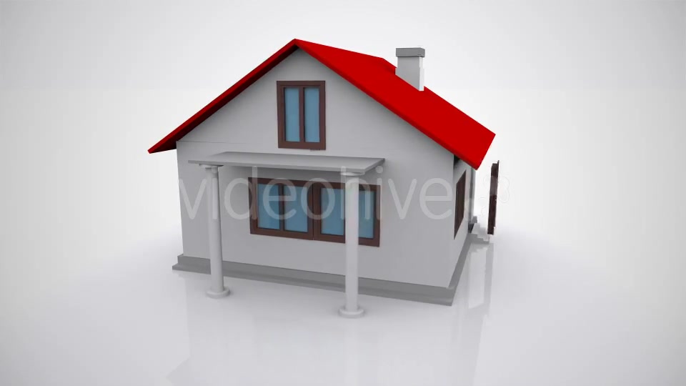 3D Construction House Door Open V2 Videohive 19898208 Motion Graphics Image 5