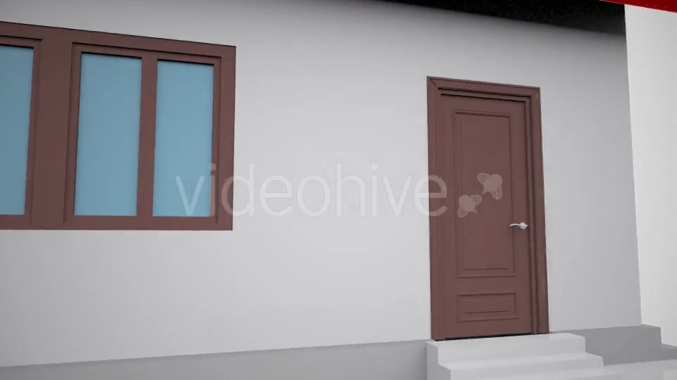 3D Construction House Door Open V2 Videohive 19898208 Motion Graphics Image 7