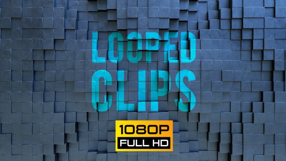 3d Cube Blocks Backgrounds 11 - Download Videohive 19753088