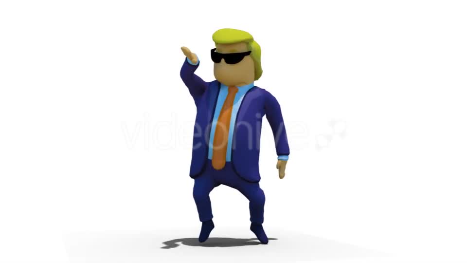 3D Donald Trump Dancing Download Fast Videohive 20775932 Motion Graphics