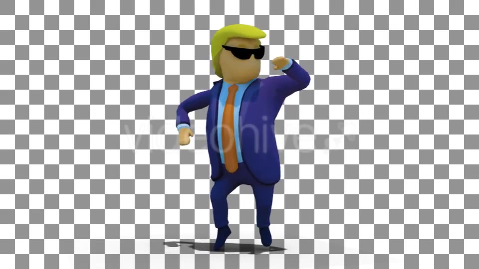 3D Donald Trump Dancing Videohive 20775932 Motion Graphics Image 2