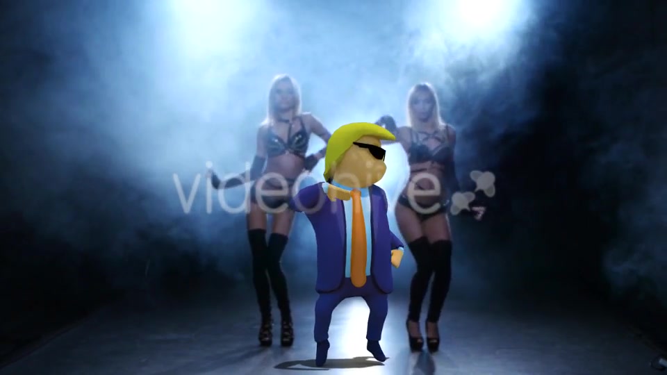 3D Donald Trump Dancing Videohive 20775932 Motion Graphics Image 4