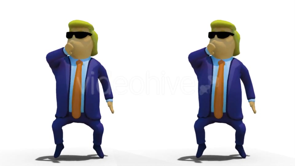 3D Donald Trump Dancing Videohive 20775932 Motion Graphics Image 6