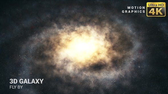 3D Galaxy Fly By 4K - 18297537 Download Videohive