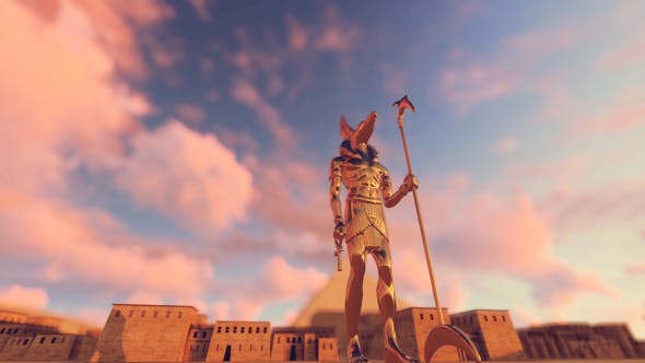 3D Gods of Ancient Egypt Anubis - Download Videohive 16795071