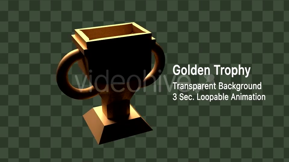 3D Golden Trophy Videohive 14379204 Motion Graphics Image 5