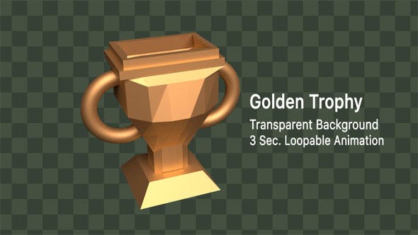 3D Golden Trophy - 14379204 Download Videohive