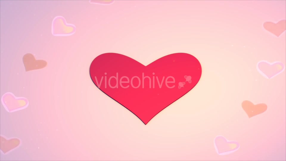 3D Heart Shape Paper Crafts Looped Videohive 19466732 Motion Graphics Image 10