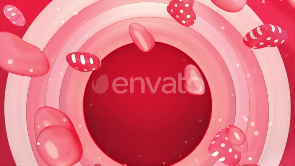 3D Hearts Space Videohive 23213990 Motion Graphics Image 1