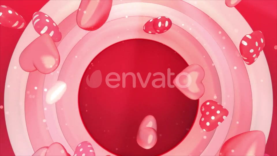 3D Hearts Space Videohive 23213990 Motion Graphics Image 4
