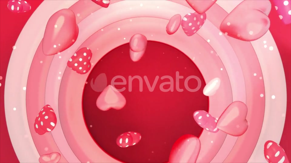 3D Hearts Space Videohive 23213990 Motion Graphics Image 6