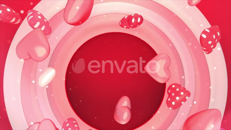 3D Hearts Space Videohive 23213990 Motion Graphics Image 8