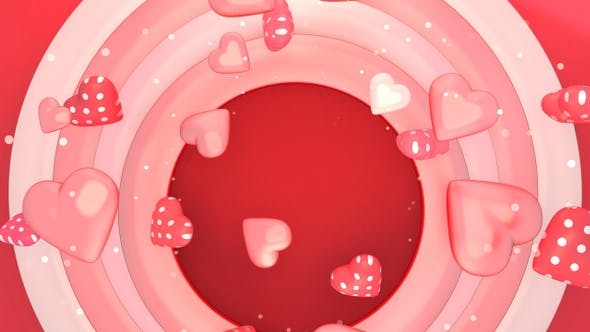 3D Hearts Space - Download 23213990 Videohive