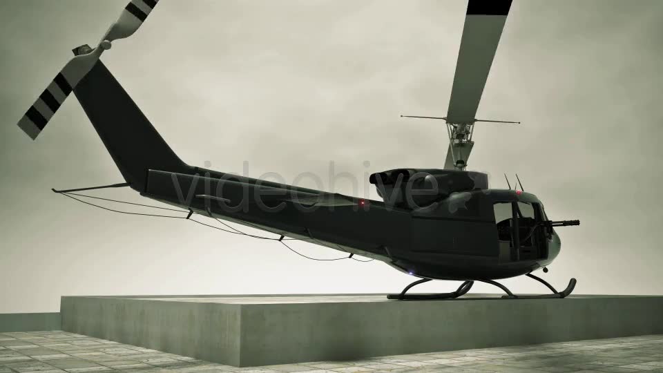 3D Helicopter With Navigational Lights Videohive 7948398 Motion Graphics Image 2
