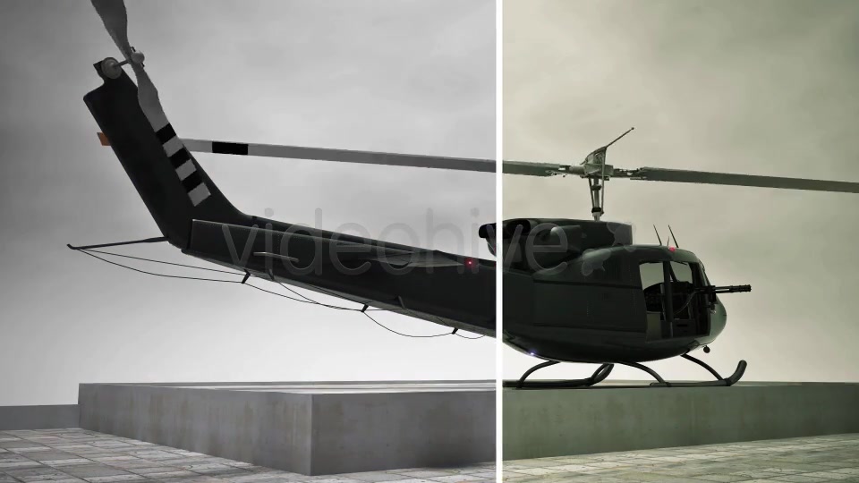 3D Helicopter With Navigational Lights Videohive 7948398 Motion Graphics Image 3
