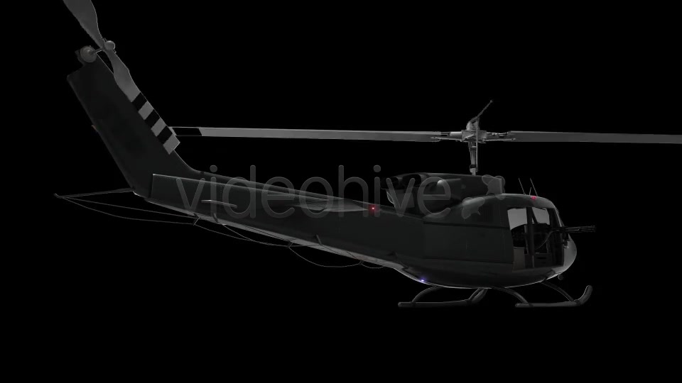 3D Helicopter With Navigational Lights Videohive 7948398 Motion Graphics Image 6