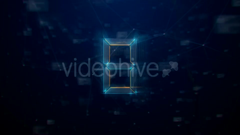 3D High Tech Plexus Countdown Videohive 21172228 Motion Graphics Image 2