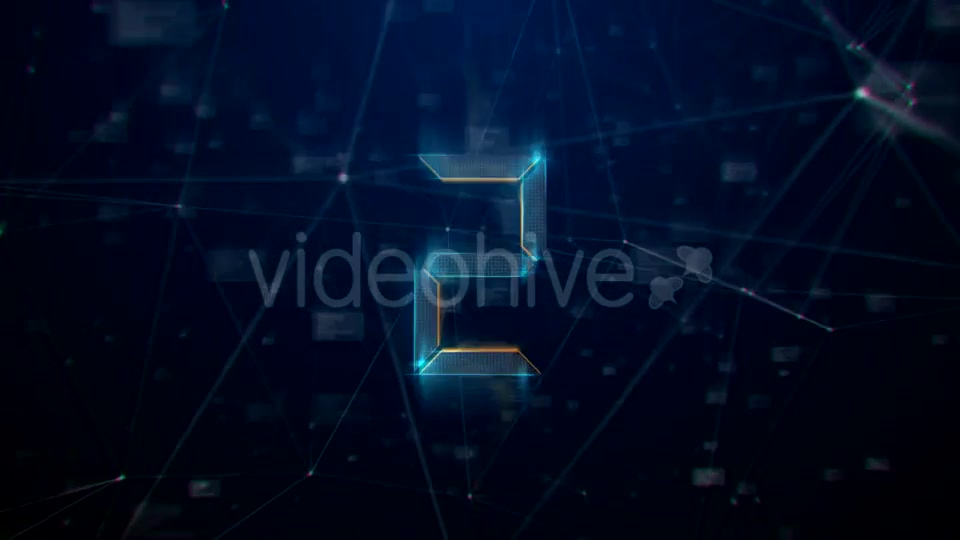 3D High Tech Plexus Countdown Videohive 21172228 Motion Graphics Image 5