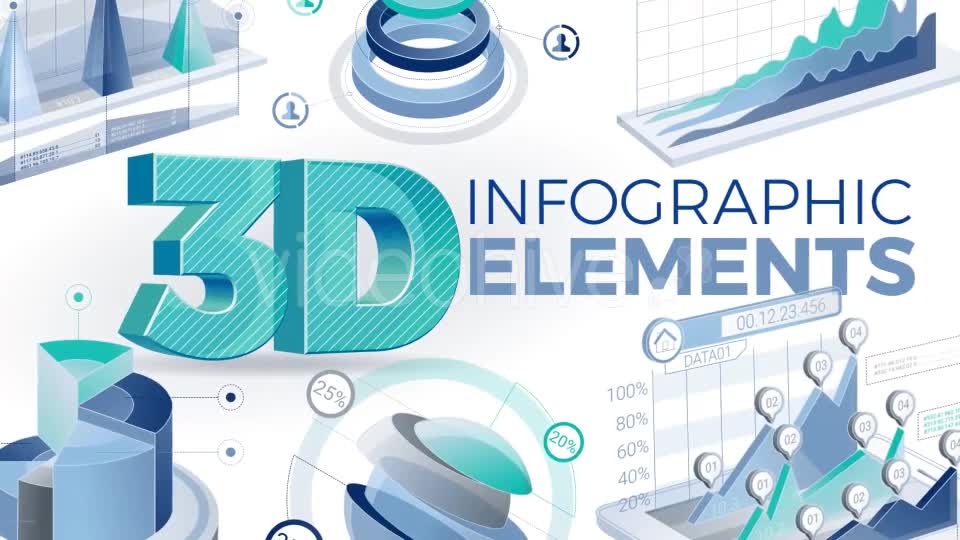 3D Infographic Elements Videohive 21295831 Motion Graphics Image 1