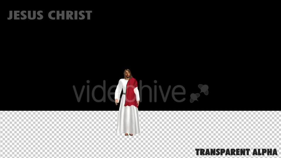 3D Jesus Christ Walking Animation Videohive 19724171 Motion Graphics Image 2