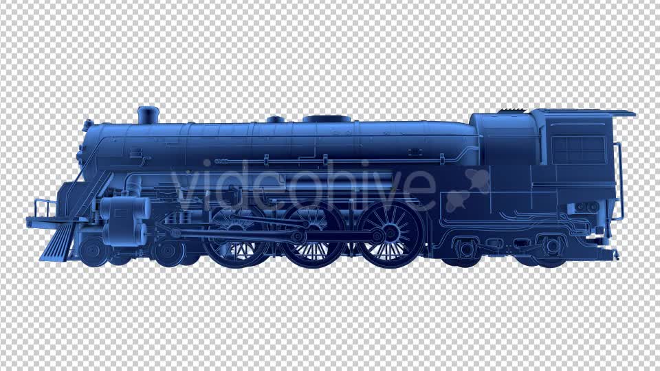 3D Locomotive Outline Videohive 18710365 Motion Graphics Image 1
