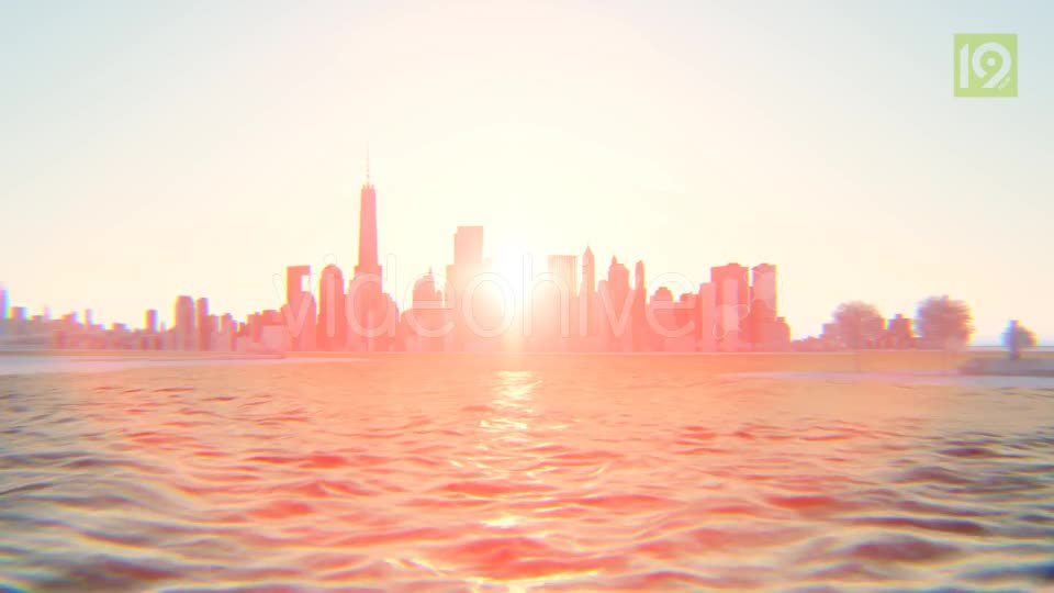 3D New York Manhattan Sunset 6 Videohive 20500844 Motion Graphics Image 1