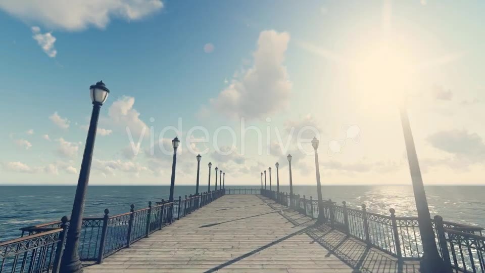 3D Old Pier Sunny Day Videohive 18885743 Motion Graphics Image 2
