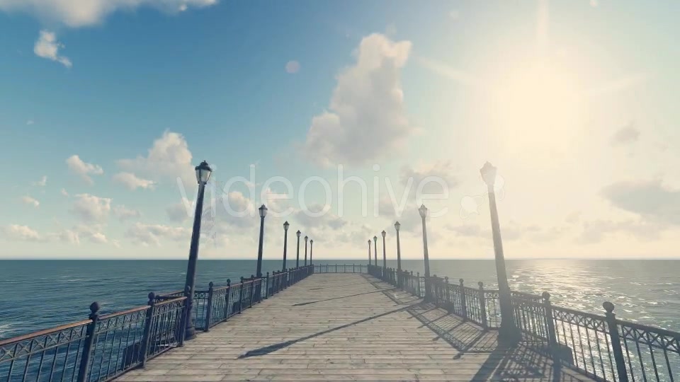 3D Old Pier Sunny Day Videohive 18885743 Motion Graphics Image 3