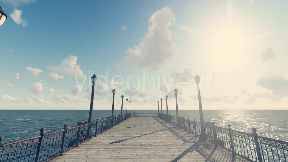 3D Old Pier Sunny Day Videohive 18885743 Motion Graphics Image 4
