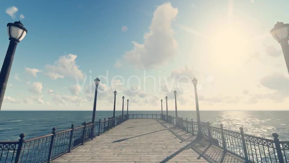 3D Old Pier Sunny Day Videohive 18885743 Motion Graphics Image 5