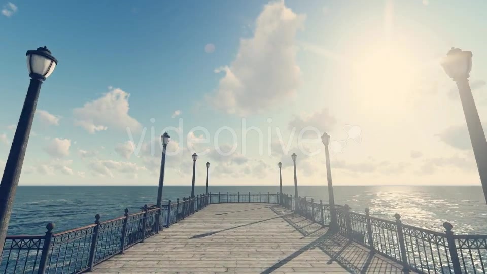 3D Old Pier Sunny Day Videohive 18885743 Motion Graphics Image 6