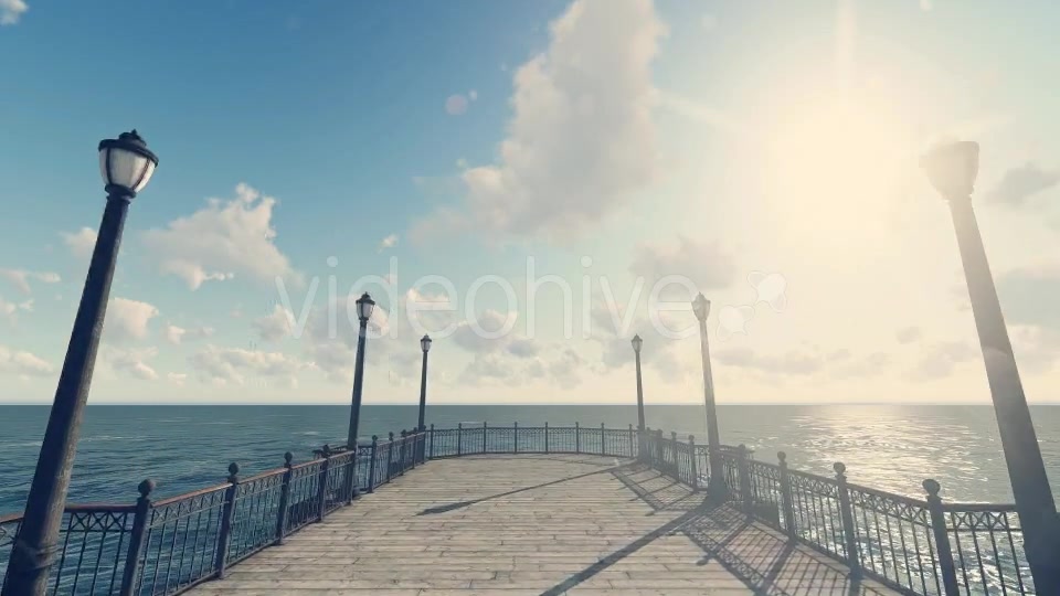 3D Old Pier Sunny Day Videohive 18885743 Motion Graphics Image 7