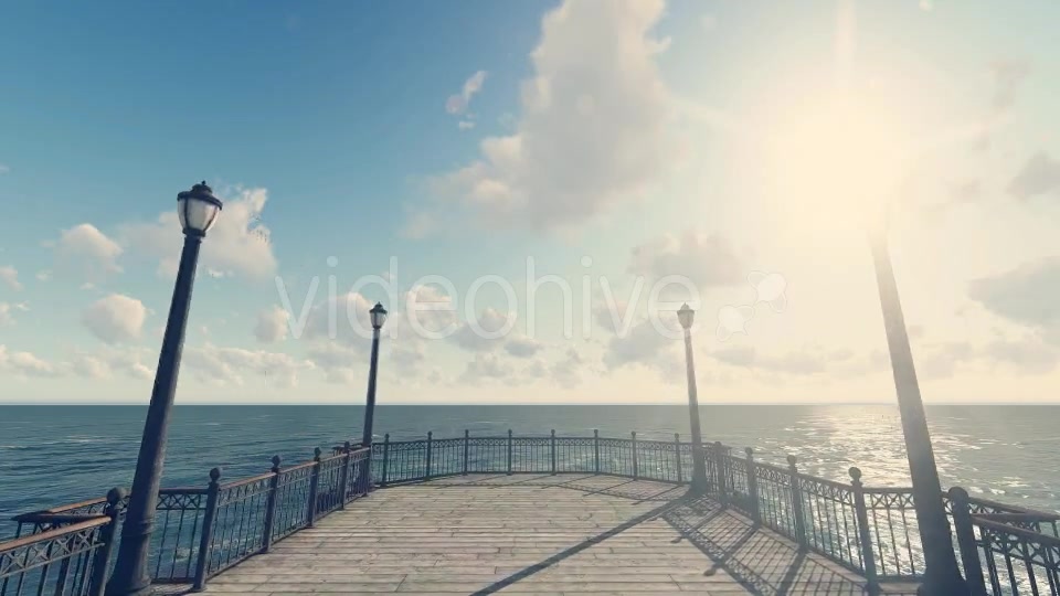 3D Old Pier Sunny Day Videohive 18885743 Motion Graphics Image 8