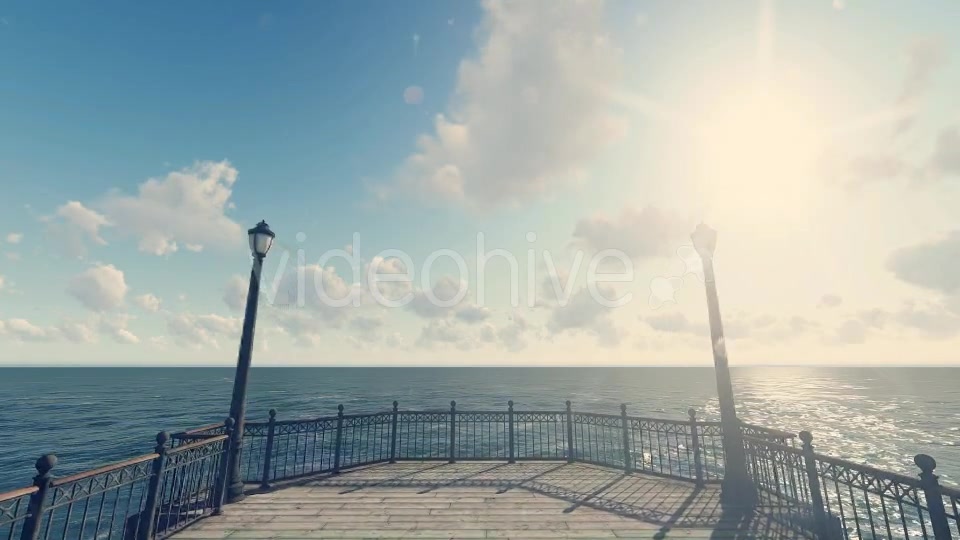 3D Old Pier Sunny Day Videohive 18885743 Motion Graphics Image 9