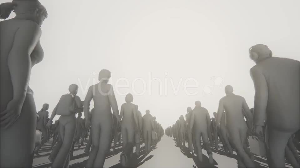 3D People Walking Videohive 19414074 Motion Graphics Image 1