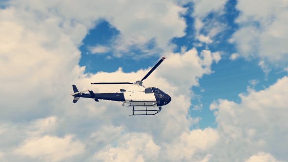 3D Realistic Police Helicopter - 16575559 Download Videohive