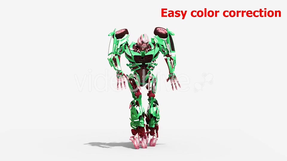 3D Robot Good Luck Rock n Roll Videohive 21530585 Motion Graphics Image 11