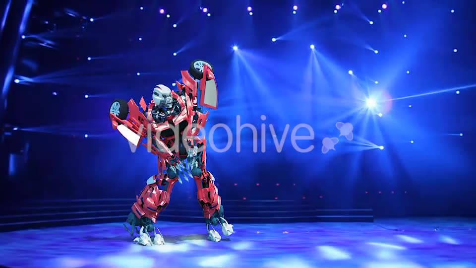 3D Robot Good Luck Rock n Roll Videohive 21530585 Motion Graphics Image 2