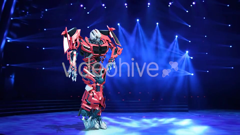 3D Robot Good Luck Rock n Roll Videohive 21530585 Motion Graphics Image 3