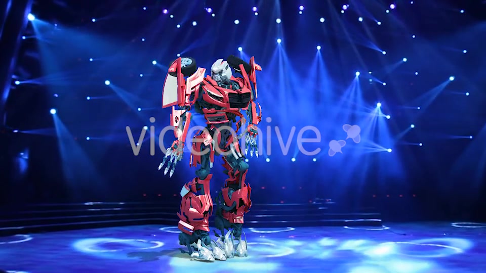 3D Robot Good Luck Rock n Roll Videohive 21530585 Motion Graphics Image 4